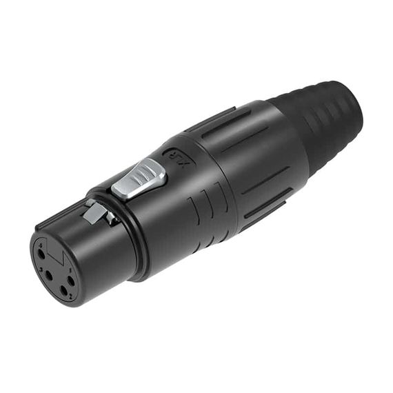 Seetronic SCSF4-BG Кабельный разъём XLR "мама", 4-контактный