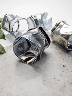 Набор бокалов рокс для виски, черный, 300 мл, 6 шт.