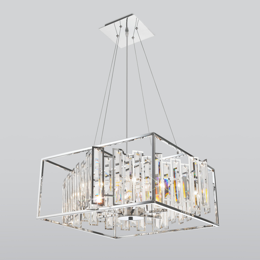 Умная подвесная люстра с хрусталем 312/6 Strotskis Smart
