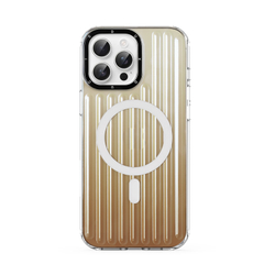 Усиленный прозрачный чехол (Gradient Desert Gold) с поддержкой MagSafe от Dux Ducis для iPhone 16 Pro Max, серия Zest Series Case