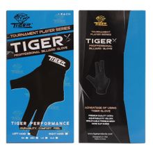 Перчатка Tiger-X Professional Billiard Glove черная левая L