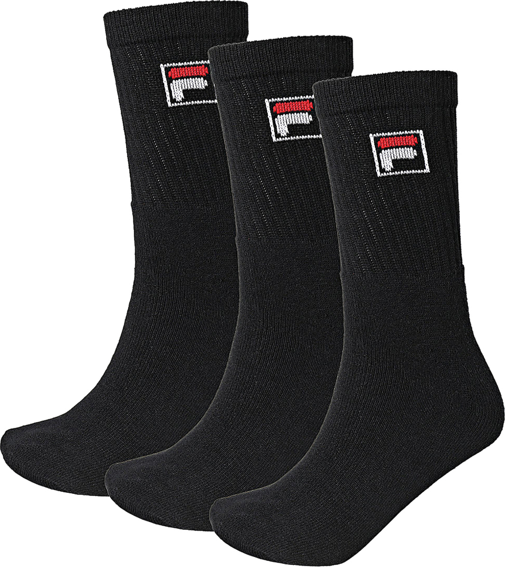 Теннисные носки Fila Unisex Tennis Socks 3P - черный