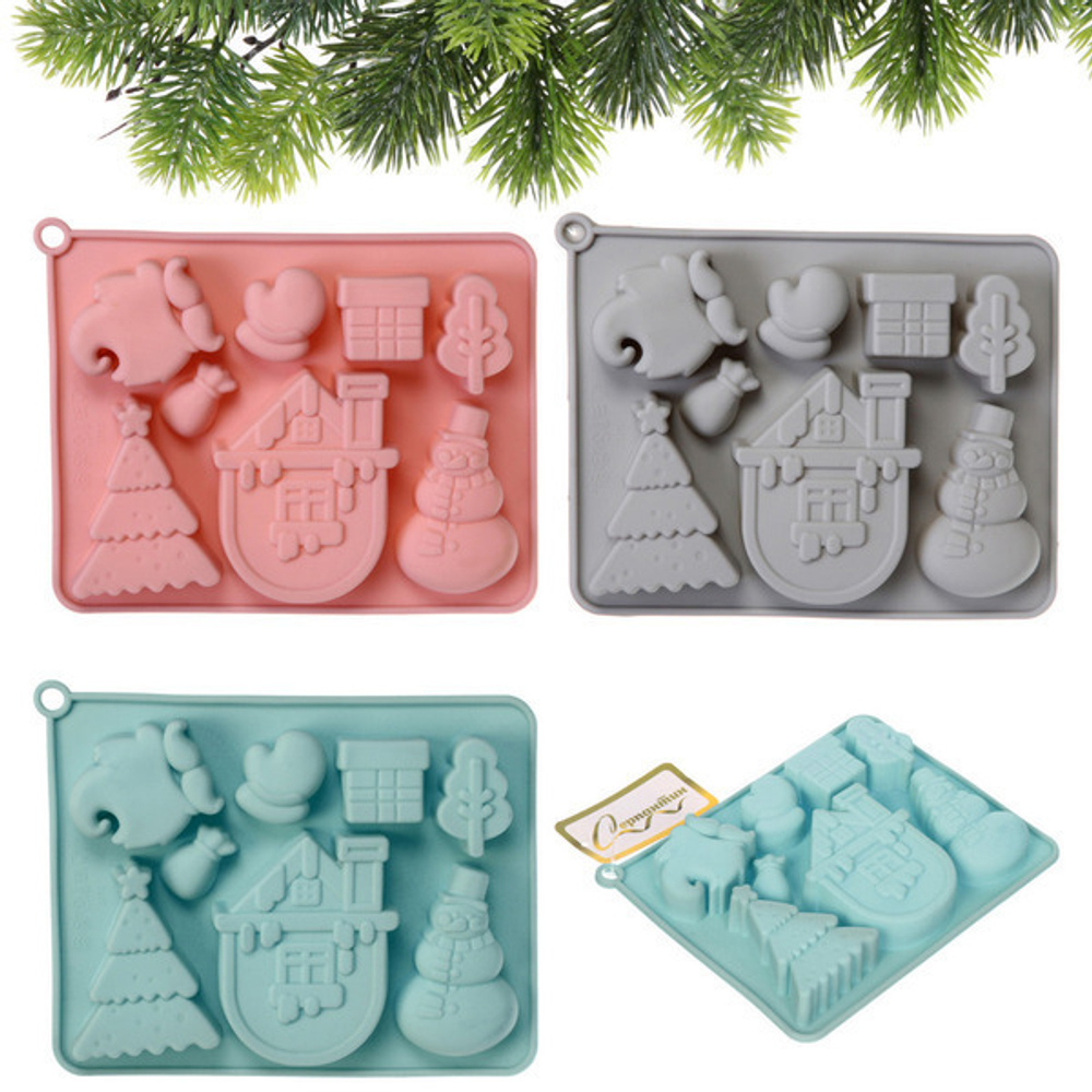 Форма силиконовая «Время чудес» 17,7*14*2,5см