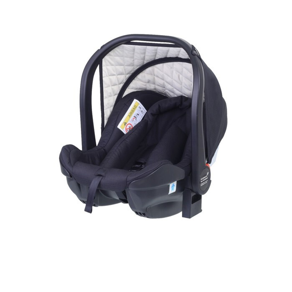 Коляска детская MOWBaby "ZOOM"PU (3в1) RA087 Silver Black