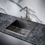 Мойка для кухни MILACIO Denia 51 Steel MC.77489 сталь воронёная