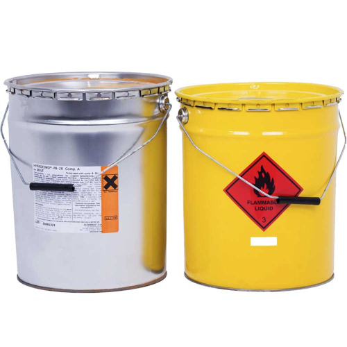 Мастика двухкомпонентная Гипердесмо PB-2К А+В черная Импорт 40 кг