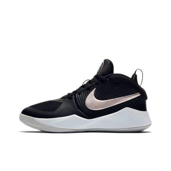 NIKE Team Hustle D 9 Детские баскетбольные кроссовки МИД Топ Юнисекс