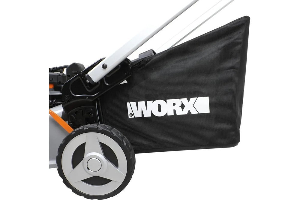 Газонокосилка аккумуляторная бесщёточная самоходная WORX WG761E, 80 В,51 см, 4Ач х4,ЗУ 2А х2,коробка