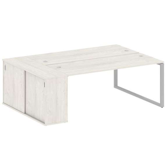 Метал Систем Рабочая станция с шкафом-купе на О-образном м/к БО.РС-СШК-1.5 Т