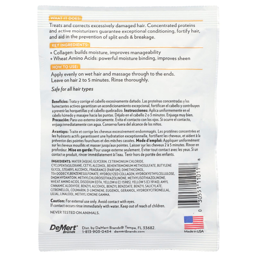 Hi Pro Pac, интенсивное протеиновое средство, для восстановления очень поврежденных волос, 52 мл (1,75 жидк. унции)