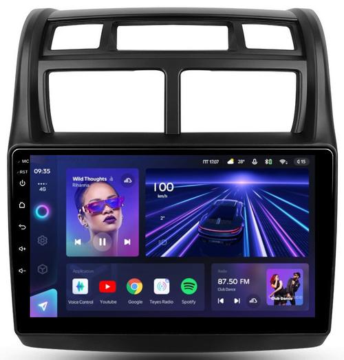 Магнитола для KIA Sportage 2 2008-2010 - Teyes CC3 монитор 9" QLED на Android 10, Быстрая, CarPlay, 4G SIM-слот