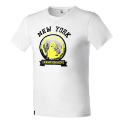 Мужское теннисное поло Quiet Please New York Championships T-Shirt Men - White, Multicoloured