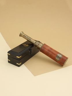 Nautical Подзорная труба в деревянном футляре