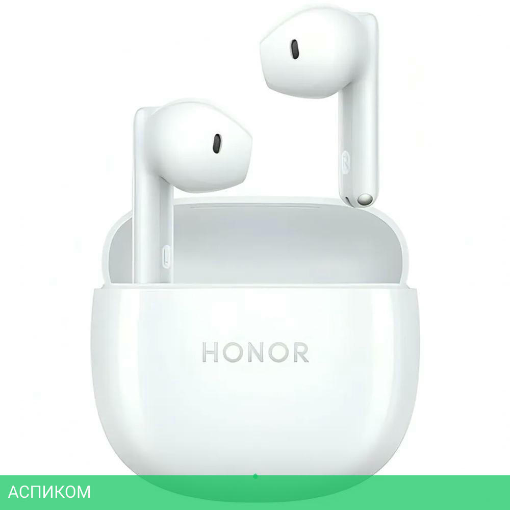 Наушники Honor Earbuds X6 PET-T10 международная версия белый (5503ABBG)