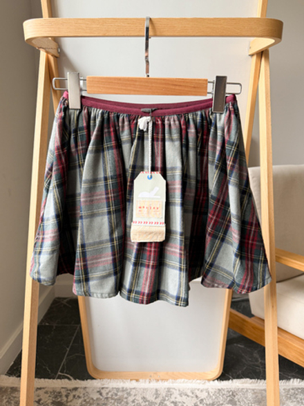 Новая хлопковая юбка в клетку Mona Clan Ghost, 128