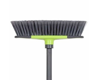 Щетка для уборки пола с ручкой 120 см серо-зеленая Чистый пол-3 Master House