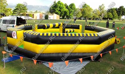 Батут для аттракциона "Увернись от палки" (Melt Down), размер 6*6*1.7 м