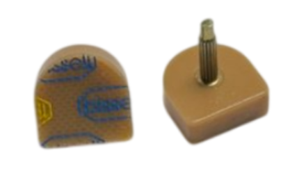 Набойки штучные Bissell 7E-611 18х15х6мм, штырь 3мм, бежевый