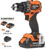 Дрель-шуруповерт аккумуляторная DAEWOO DAA 4021Li SET