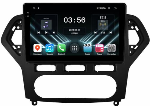 Магнитола для Ford Mondeo 4 2007-2010 (рамка черная) - FarCar S400-DX монитор 10.36" IPS на Android 13, CarPlay