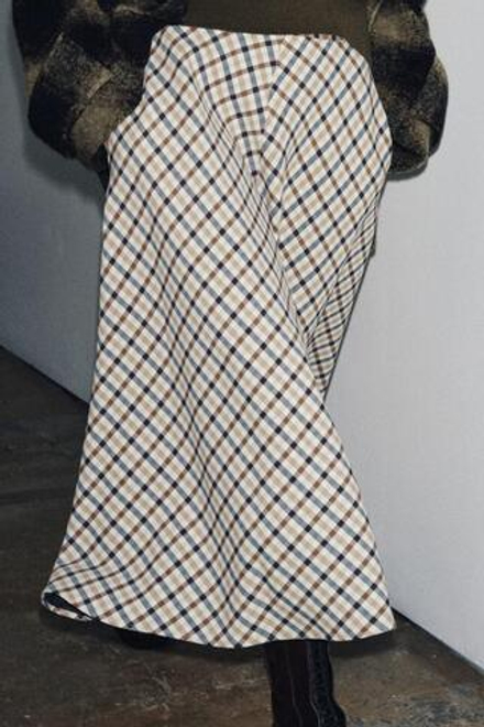 ZARA ЮБКА В КЛЕТКУ — ZW COLLECTION, РАЗНОЦВЕТНЫЙ