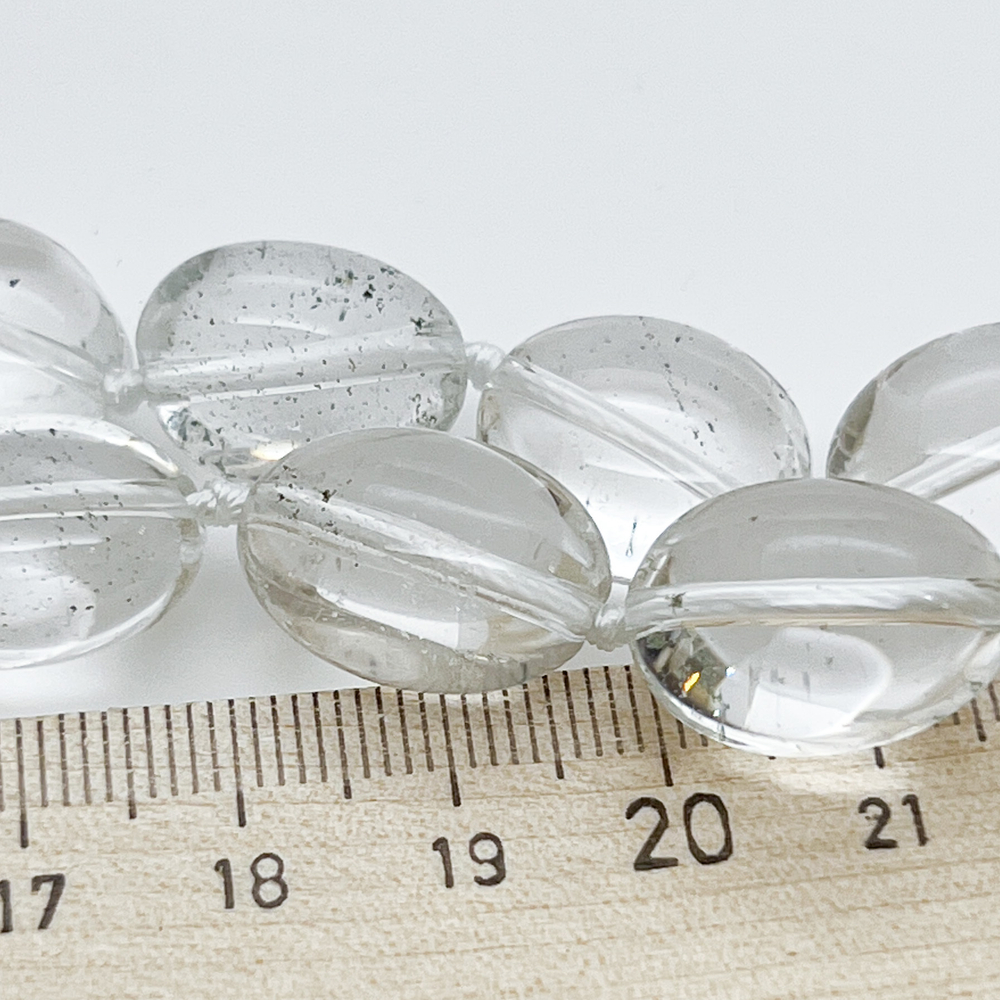 Бусины Горный хрусталь фриформ, размер около 16-17 мм, цена за 12-13 шт (1/2 нити)