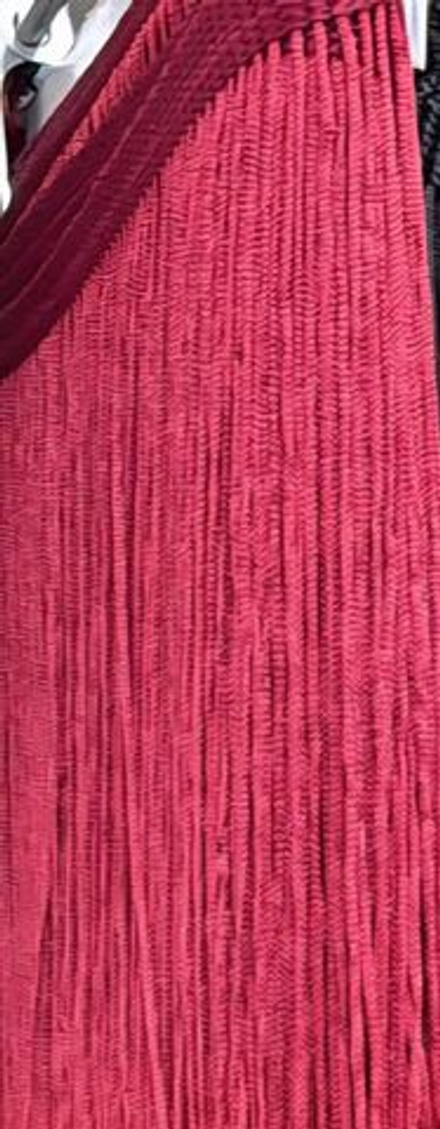 Тесьма текстиль бахрома, ш. 50 см, бордовый