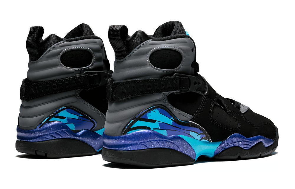 Кроссовки Jordan Air Jordan 8 Retro Aqua 2015 (Женская размерная сетка)