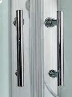 Душевая кабина WeltWasser  WW500 HALLE  804 80х80 см,  прозрачное стекло, поддон низкий, крыша, гидромассаж