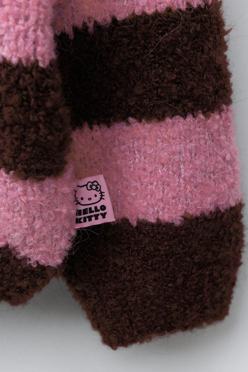 ZARA СВИТЕР В ПОЛОСКУ С ПРИНТОМ HELLO KITTY ©, РОЗОВЫЙ