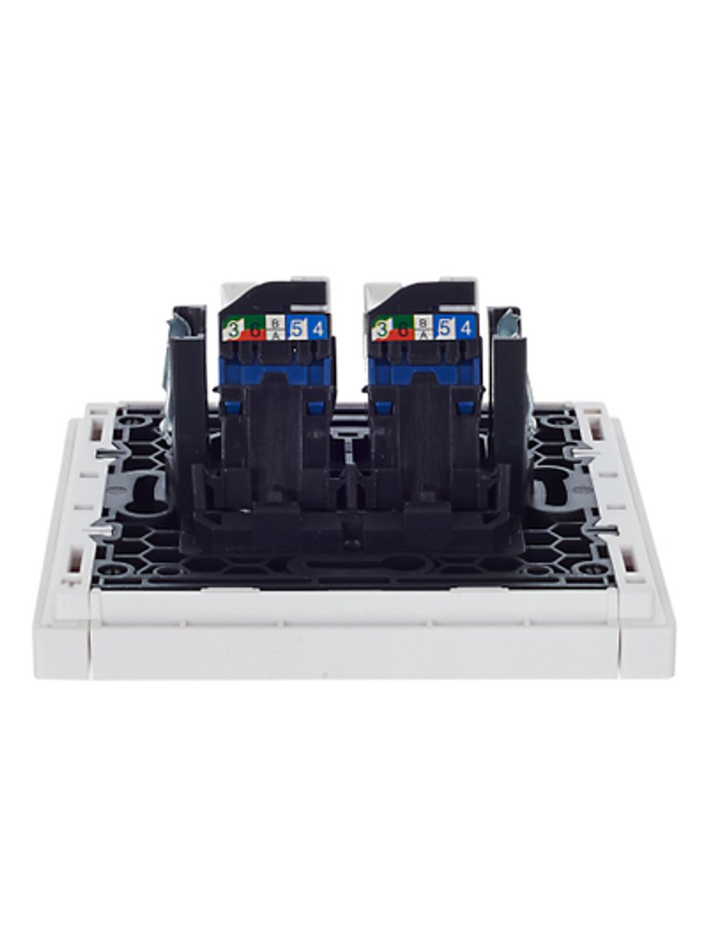 FORTE&PIANO Розетка компьютерная двойная RJ45 кат.6 FP234 белый IEK