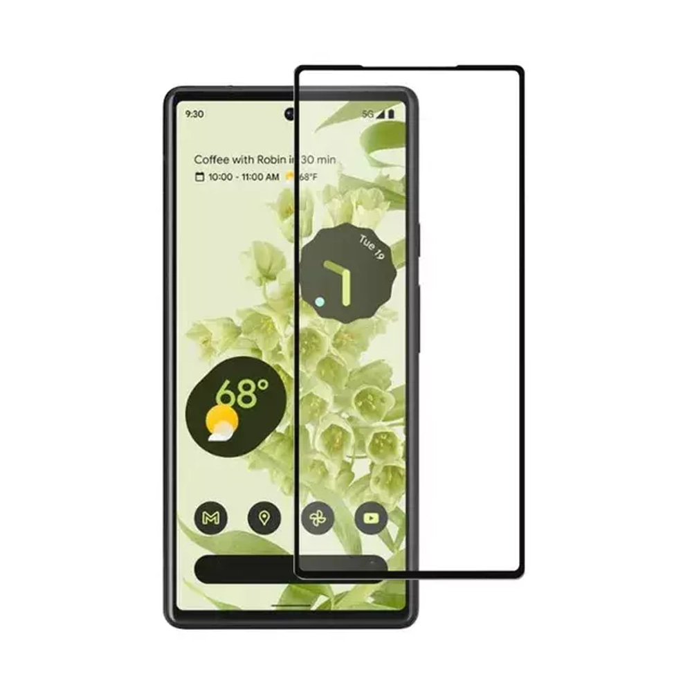 Защитное стекло Google Pixel 6a/7a, полная проклейка (20 штук)