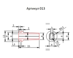 Кабельный ввод 25 мм чертеж