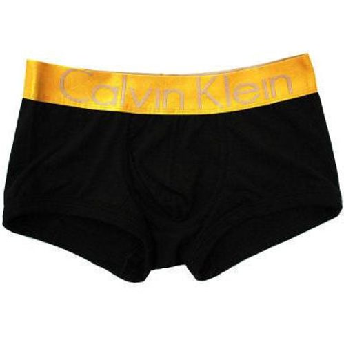 Мужские трусы хипсы Calvin Klein Boxer Steel Golden Black