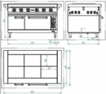 Плита электрическая ЭП-6ЖШ-01 (нерж. духовка)
