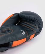 Перчатки боксерские Venum Elite Navy/Silver/Orange