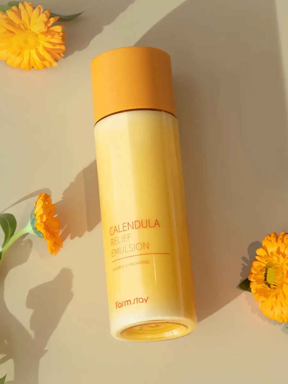 FARMSTAY - ЭМУЛЬСИЯ ДЛЯ ЛИЦА С ЭКСТРАКТОМ КАЛЕНДУЛЫ CALENDULA RELIEF EMULSION, 200 МЛ