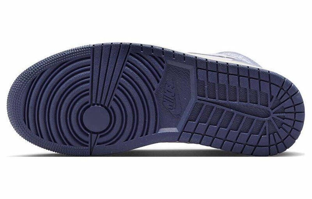 Кроссовки Jordan Air Jordan 1 Mid "Purple Chenille" (Женская размерная сетка)