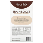 BrainMD, Brain Boost, батончик на растительной основе, протеиновый батончик, темный шоколад и миндаль, 10 батончиков по 50 г (1,5 унции)