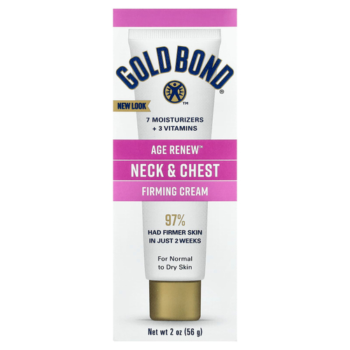 Gold Bond, Age Renew™, подтягивающий крем для шеи и груди, для нормальной и сухой кожи, без отдушки, 56 г (2 унции)