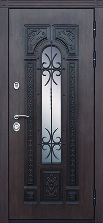 Стальная дверь "Русь". Заказная модель.