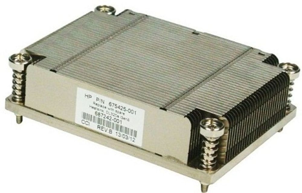 Система охлаждения HP DL320E Gen8 V2 Processor Heatsink 675425-001