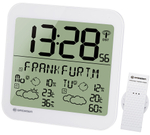 Часы настенные Bresser MyTime Meteotime LCD, белые