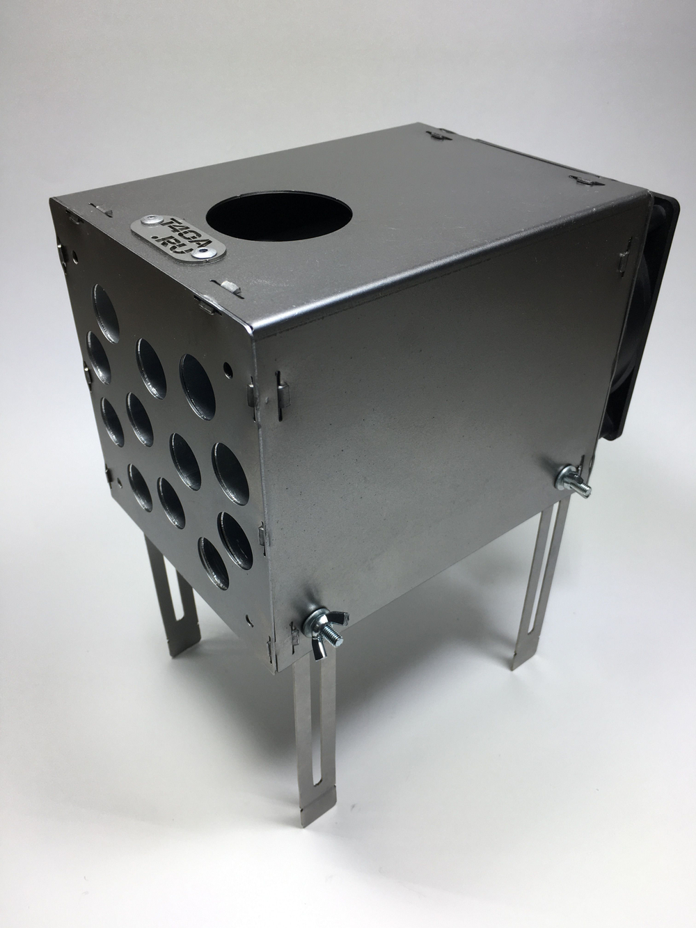 Теплообменник "Ротан" с вентилятором в помещение/палатку