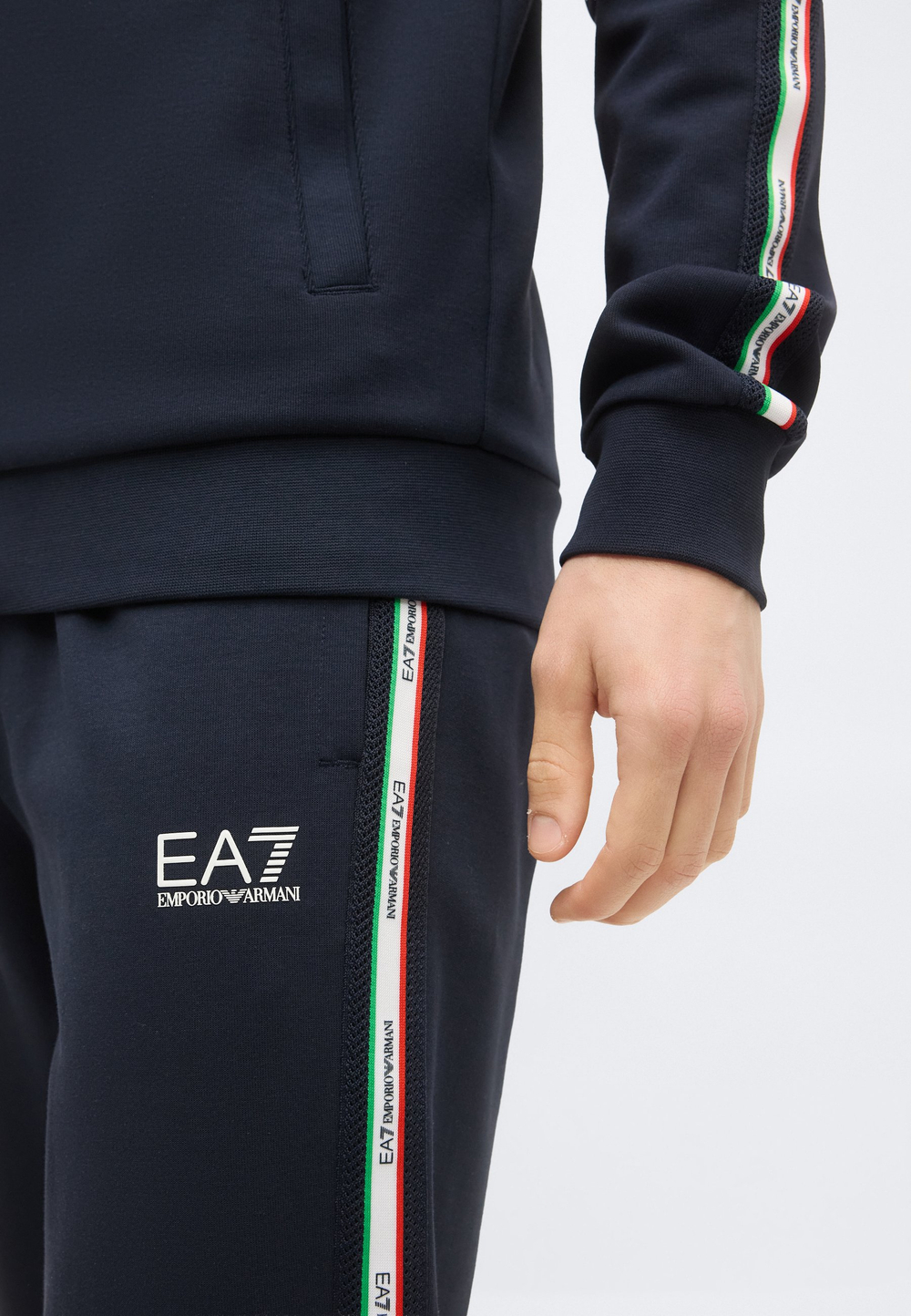 EA7 Emporio Armani ITALIAN SPIRIT - Футболка национальной сборной - Синий
