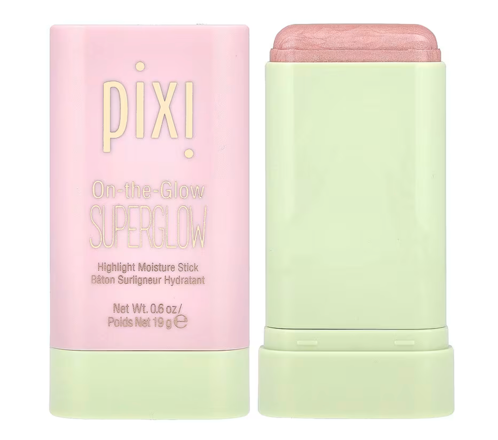 PIXI On the Glow SuperGlow PetalDew\ Увлажняющий хайлайтер в стике 19г
