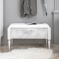 Банкетка Арт Айс Сильвер