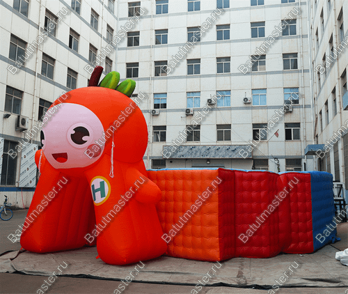 Надувной лабиринт "Ранетка", 8*8*3,6 м