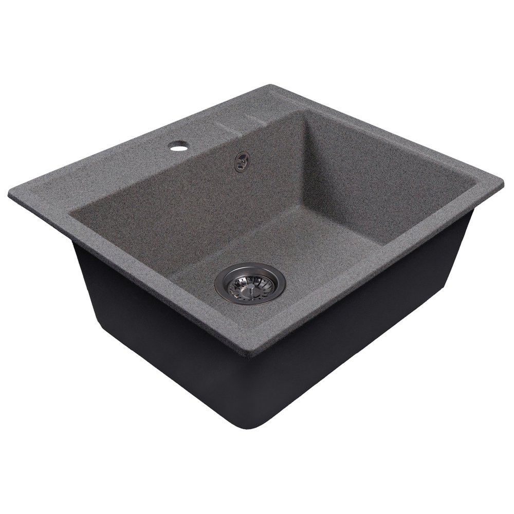 Мойка ML-GMS121 СТАНДАРТ прямоугольная, темно-серый (309), 555*495*190мм