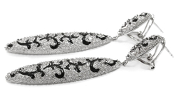 Ювелирные серьги из серебра 925 пробы